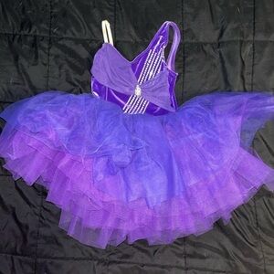 Purple Kids Dance Costume